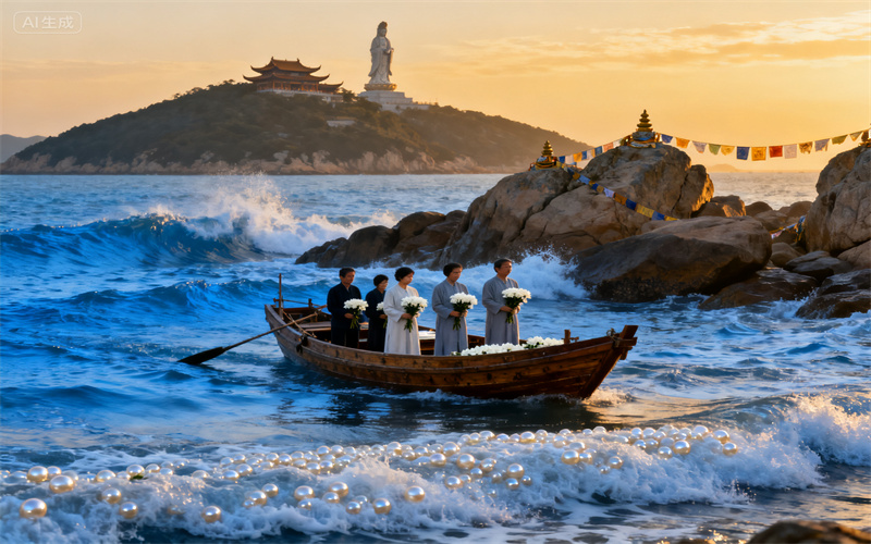 普陀山海葬案例一次结合公益义卖的纪念活动纪要