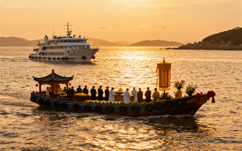 普陀山海葬案例父亲的海葬·孩子们的回忆