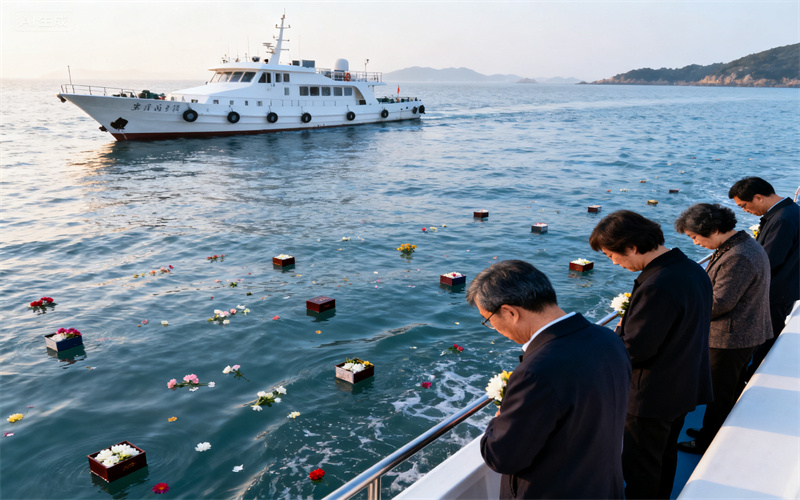 普陀山海葬案例跨省亲属接力出席的感人故事