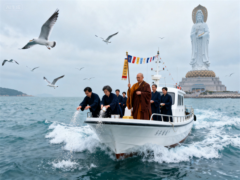 普陀山海葬2025年费用-3