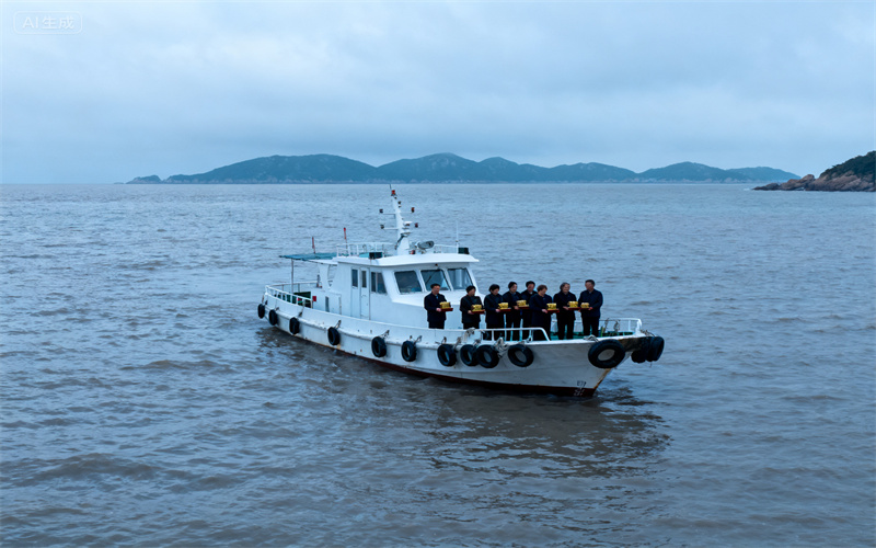 普陀山海葬案例为科研人员举办的纪念讲座与海葬记录-1
