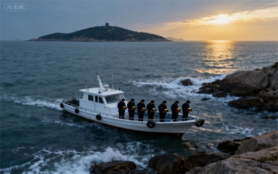 浙江省海葬的流程